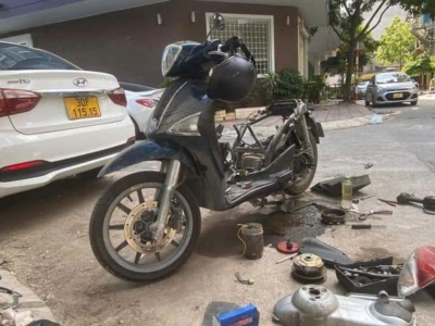 Cứu hộ xe máy Quận 12 – Dịch vụ hỗ trợ tân nơi 24/7