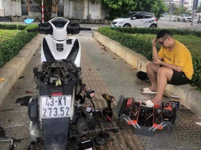 Cứu hộ xe máy Quận 5 – Dịch vụ hỗ trợ tân nơi 24/7