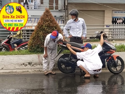 Cứu hộ xe máy Quận 9 – Dịch vụ hỗ trợ tân nơi 24/7